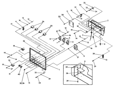 Generator Control Panel Drawing No. 92390 Diagram and Parts List for 9809-0-MC  Briggs and Stratton Generator